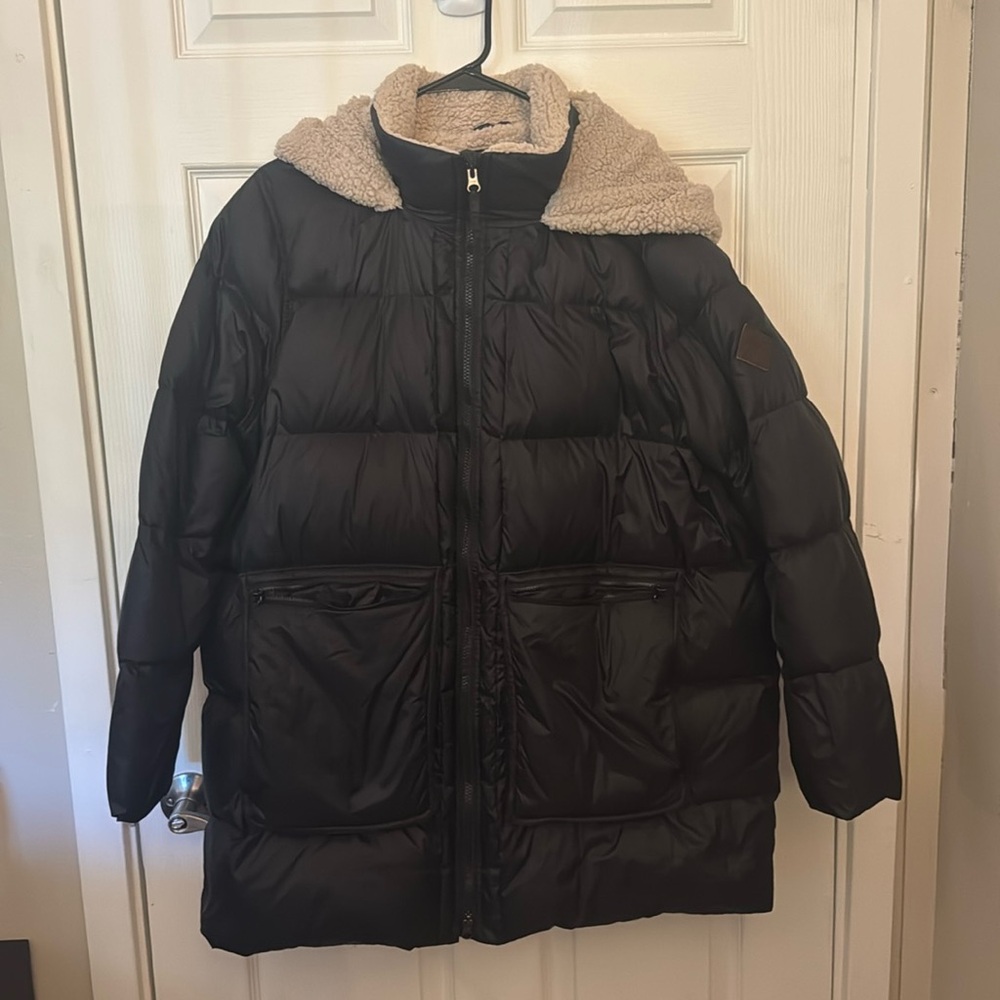 Eddie Bauer Jacket Womens Puffer, Hooded Size 2XL